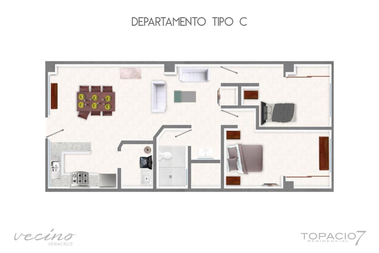 Topacio7 Residencial Boca del Río Zewnętrze zdjęcie
